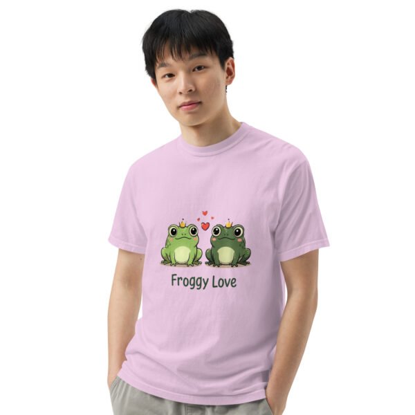 Froggy Love 1: Unisex garment-dyed heavyweight t-shirt - Image 36