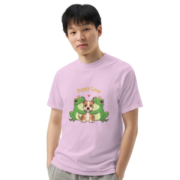 Puppy Love, Pit Bull: Unisex garment-dyed heavyweight t-shirt - Image 36