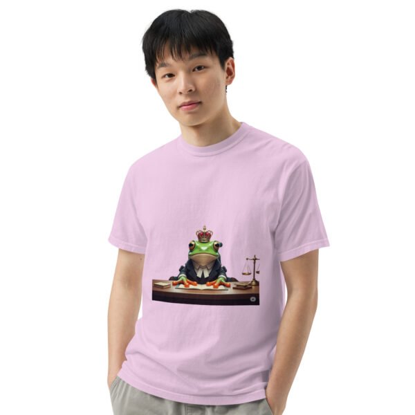 Frog Lawyer: Unisex garment-dyed heavyweight t-shirt - Image 33