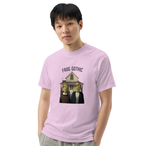 Frog Gothic: Unisex garment-dyed heavyweight t-shirt - Image 43