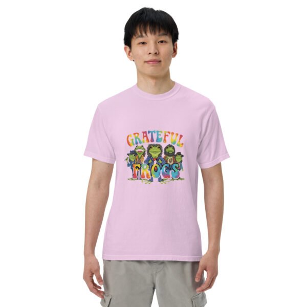 Grateful Frogs: Unisex garment-dyed heavyweight t-shirt - Image 32