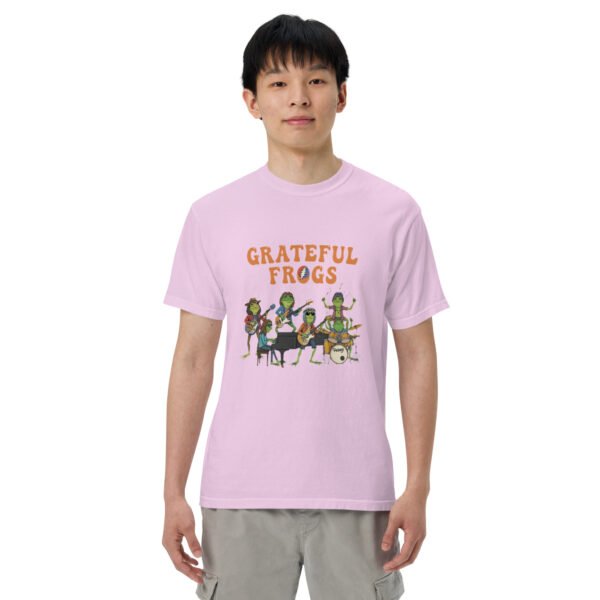 Grateful Frogs3: Unisex garment-dyed heavyweight t-shirt - Image 38