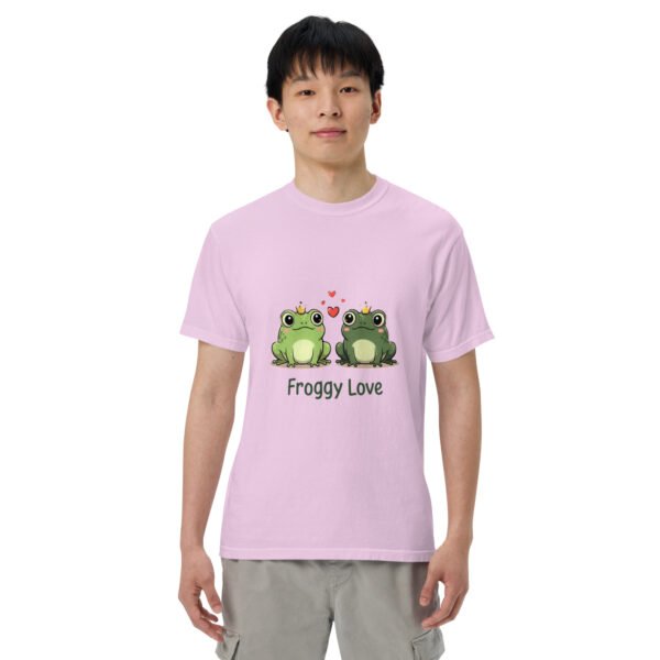 Froggy Love 1: Unisex garment-dyed heavyweight t-shirt - Image 34