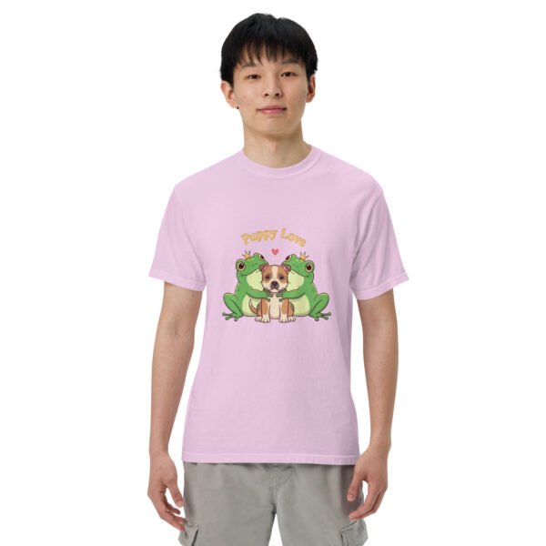 Puppy Love, Pit Bull: Unisex garment-dyed heavyweight t-shirt - Image 35