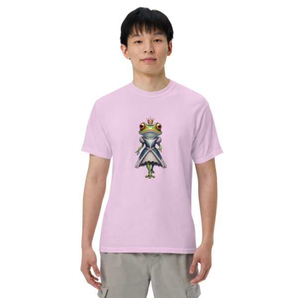 Frog Fashion Model1: Unisex garment-dyed heavyweight t-shirt - Image 35