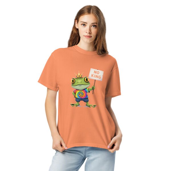 No King: Unisex garment-dyed heavyweight t-shirt - Image 5