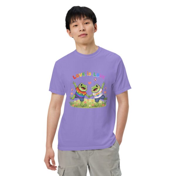 Love is Love1: Unisex garment-dyed heavyweight t-shirt - Image 37