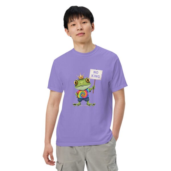 No King: Unisex garment-dyed heavyweight t-shirt - Image 24