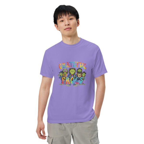 Grateful Frogs: Unisex garment-dyed heavyweight t-shirt - Image 23