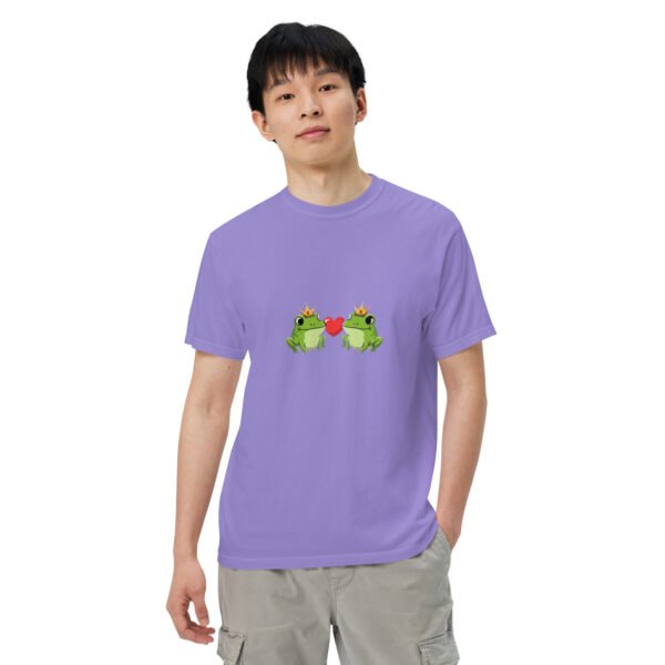 Frogs in Love: Unisex garment-dyed heavyweight t-shirt - Image 24