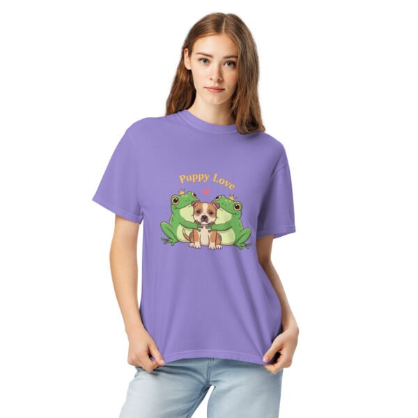 Puppy Love, Pit Bull: Unisex garment-dyed heavyweight t-shirt - Image 4