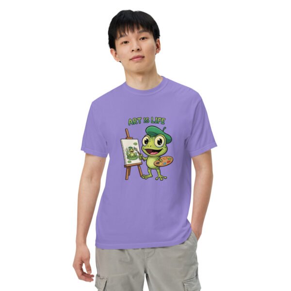 Art is Life: Unisex garment-dyed heavyweight t-shirt - Image 24