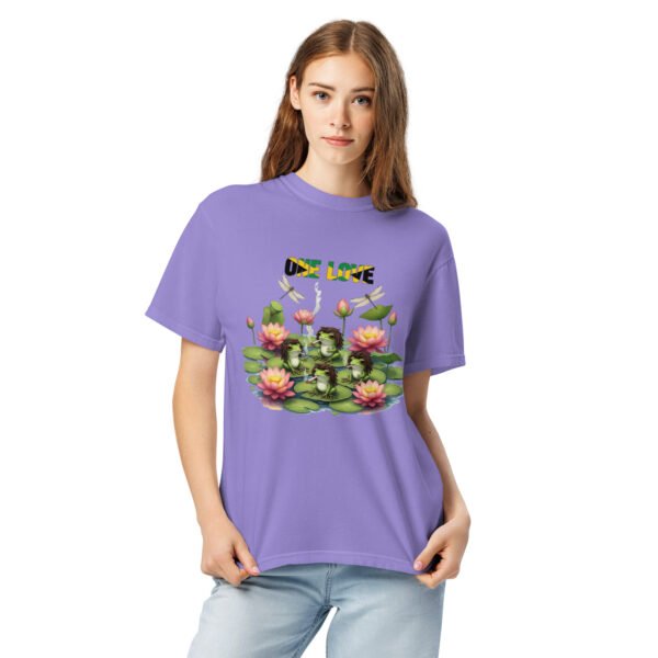 One Love: Unisex garment-dyed heavyweight t-shirt - Image 4