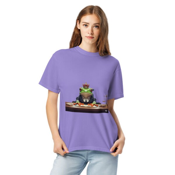Frog Lawyer: Unisex garment-dyed heavyweight t-shirt - Image 4