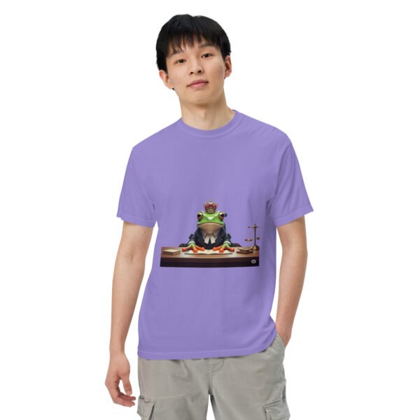 Frog Lawyer: Unisex garment-dyed heavyweight t-shirt - Image 23