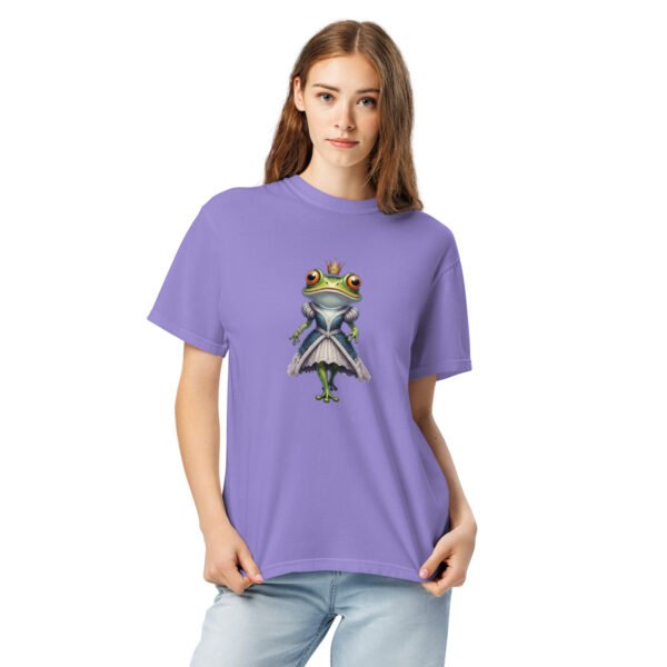 Frog Fashion Model1: Unisex garment-dyed heavyweight t-shirt - Image 4