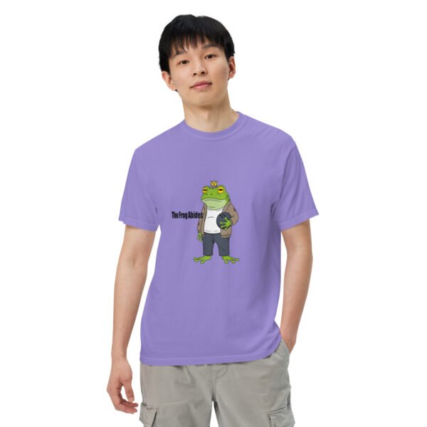The Frog Abides: Unisex garment-dyed heavyweight t-shirt - Image 25