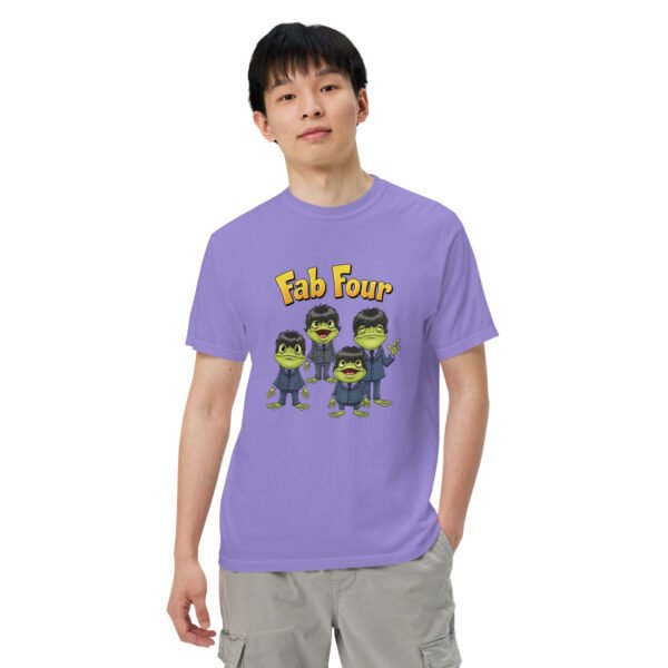 Fab Four Frogs: Unisex garment-dyed heavyweight t-shirt - Image 25