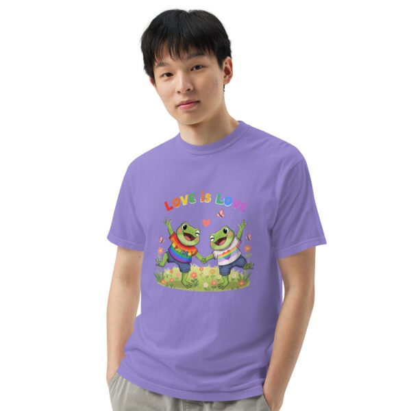 Love is Love1: Unisex garment-dyed heavyweight t-shirt - Image 38