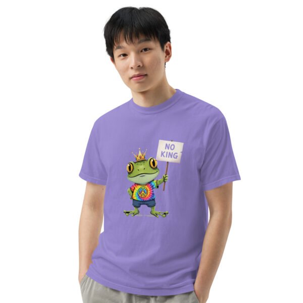 No King: Unisex garment-dyed heavyweight t-shirt - Image 25