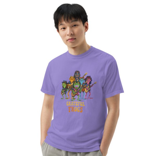 Grateful Frogs2: Unisex garment-dyed heavyweight t-shirt - Image 24