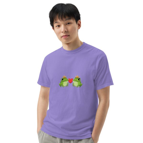 Frogs in Love: Unisex garment-dyed heavyweight t-shirt - Image 25