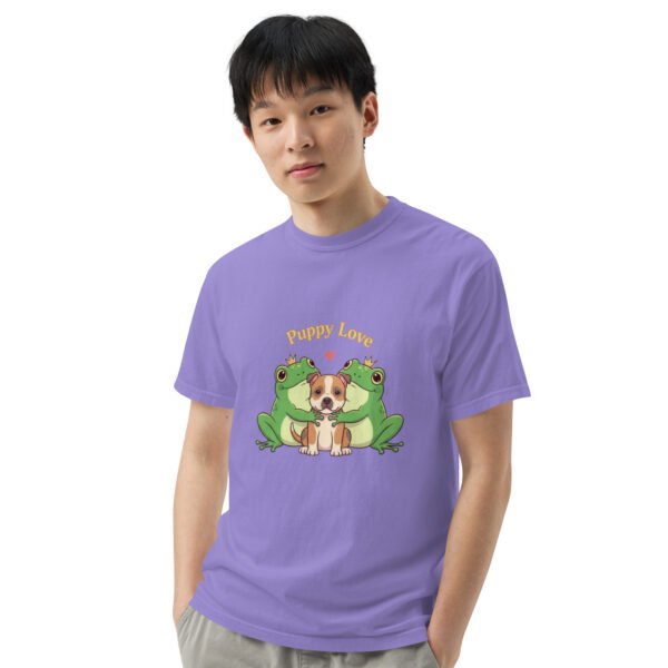 Puppy Love, Pit Bull: Unisex garment-dyed heavyweight t-shirt - Image 25
