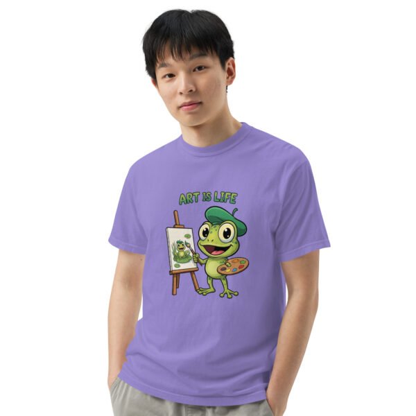 Art is Life: Unisex garment-dyed heavyweight t-shirt - Image 25