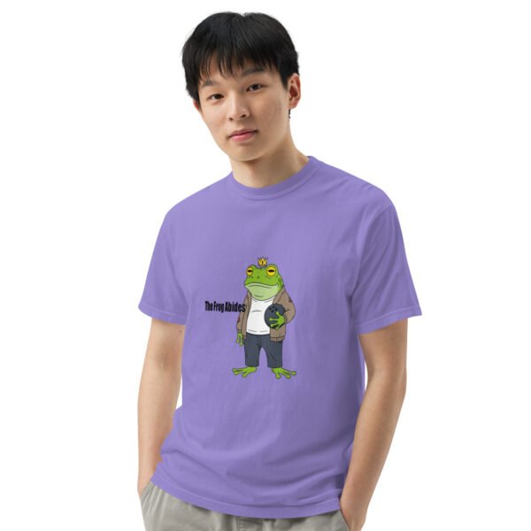 The Frog Abides: Unisex garment-dyed heavyweight t-shirt - Image 26
