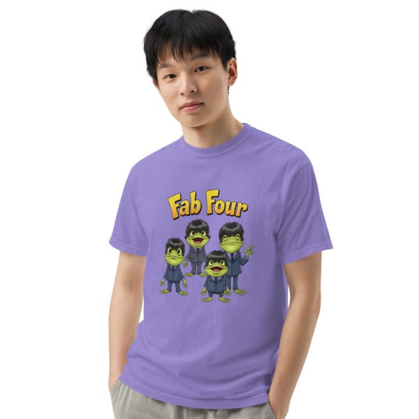 Fab Four Frogs: Unisex garment-dyed heavyweight t-shirt - Image 26