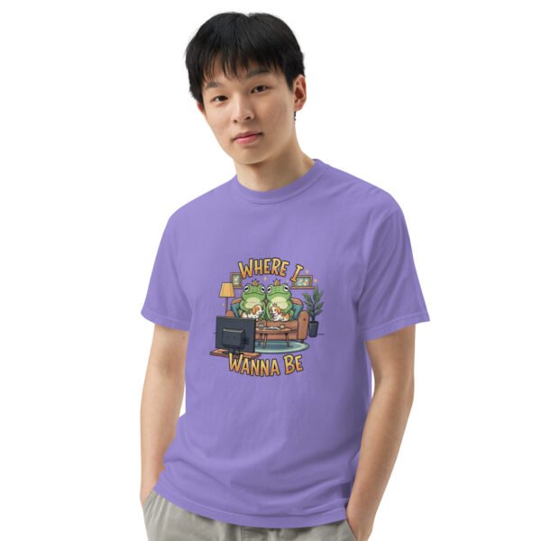 Where I Wanna Be: Unisex garment-dyed heavyweight t-shirt - Image 24