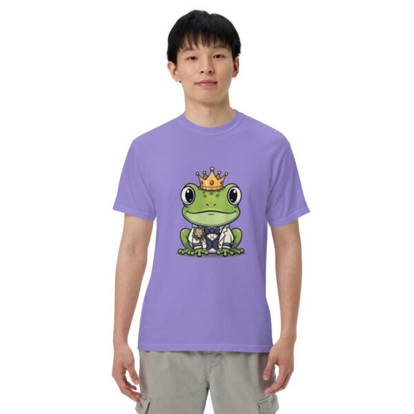 Frog Groom: Unisex garment-dyed heavyweight t-shirt - Image 14