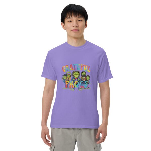 Grateful Frogs: Unisex garment-dyed heavyweight t-shirt - Image 22