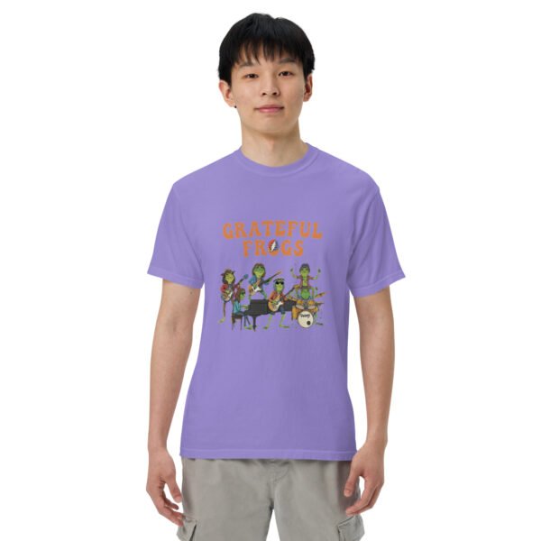 Grateful Frogs3: Unisex garment-dyed heavyweight t-shirt - Image 26