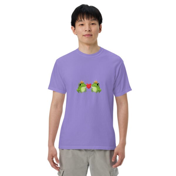 Frogs in Love: Unisex garment-dyed heavyweight t-shirt - Image 23