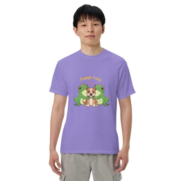 Puppy Love, Pit Bull: Unisex garment-dyed heavyweight t-shirt - Image 23