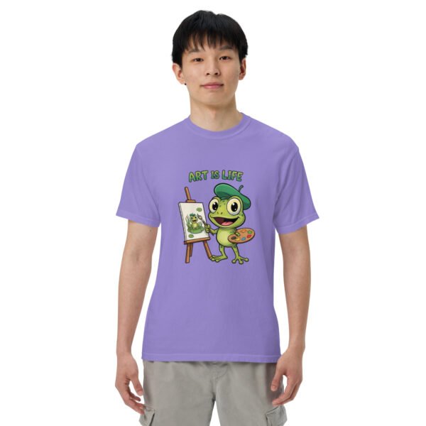 Art is Life: Unisex garment-dyed heavyweight t-shirt - Image 23