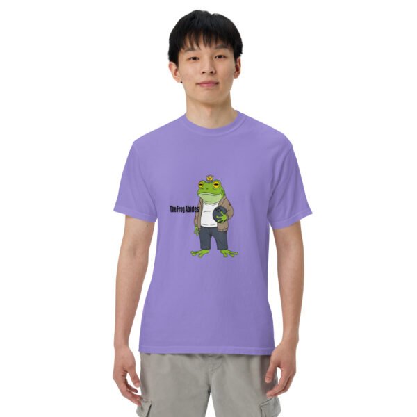 The Frog Abides: Unisex garment-dyed heavyweight t-shirt - Image 24