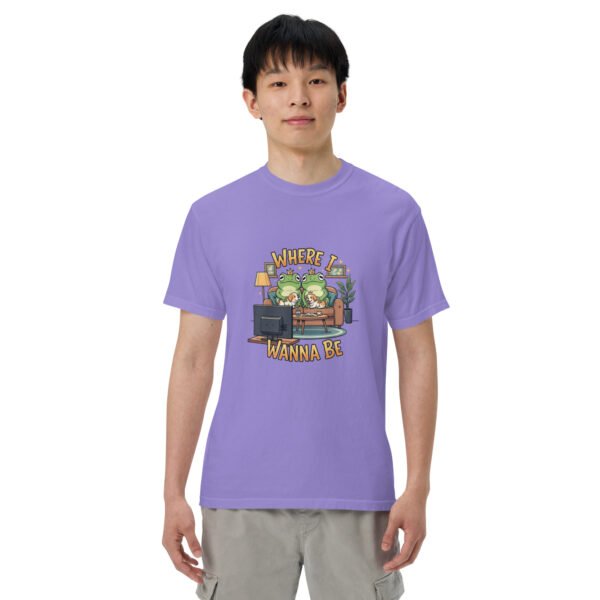Where I Wanna Be: Unisex garment-dyed heavyweight t-shirt - Image 22