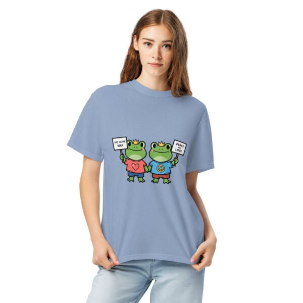 No More War: Unisex garment-dyed heavyweight t-shirt - Image 5