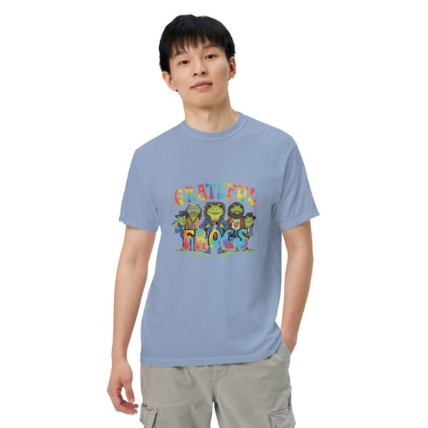 Grateful Frogs: Unisex garment-dyed heavyweight t-shirt - Image 30