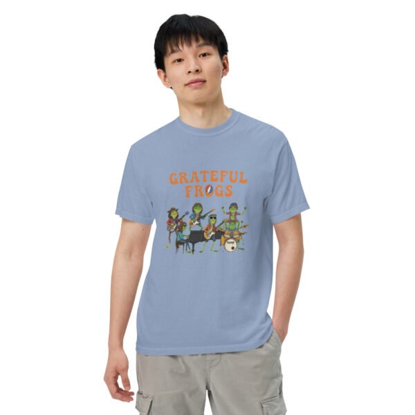 Grateful Frogs3: Unisex garment-dyed heavyweight t-shirt - Image 33