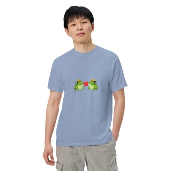Frogs in Love: Unisex garment-dyed heavyweight t-shirt - Image 30