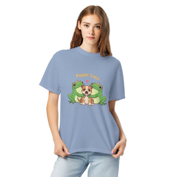Puppy Love, Pit Bull: Unisex garment-dyed heavyweight t-shirt - Image 6