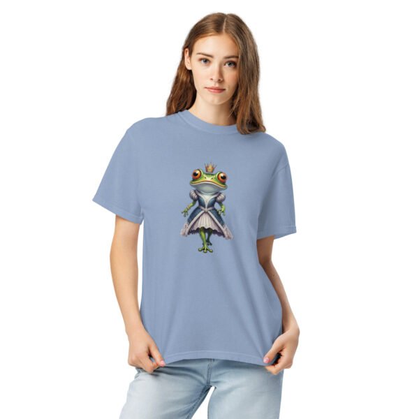 Frog Fashion Model1: Unisex garment-dyed heavyweight t-shirt - Image 6