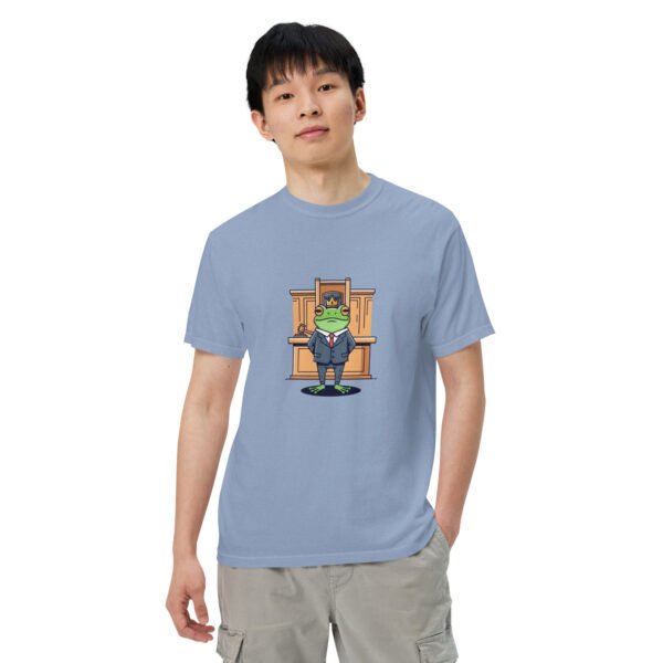 Frog in Law: Unisex garment-dyed heavyweight t-shirt - Image 31