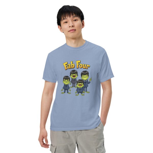Fab Four Frogs: Unisex garment-dyed heavyweight t-shirt - Image 33