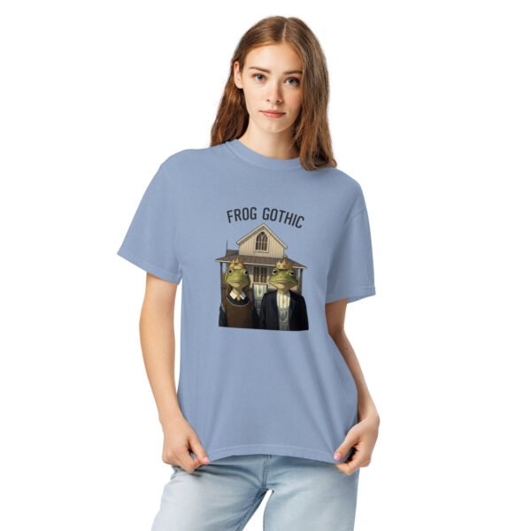 Frog Gothic: Unisex garment-dyed heavyweight t-shirt - Image 6