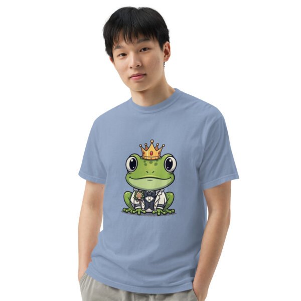Frog Groom: Unisex garment-dyed heavyweight t-shirt - Image 22