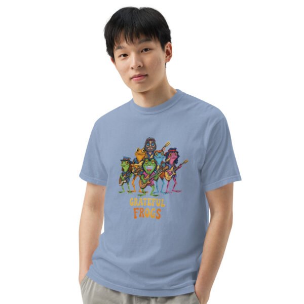 Grateful Frogs2: Unisex garment-dyed heavyweight t-shirt - Image 30